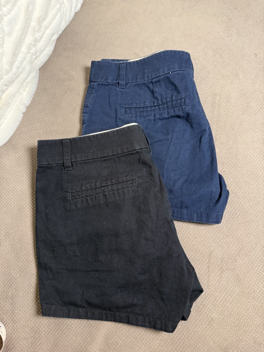 J. Crew Navy and Black Tailored Women's Shorts Duo